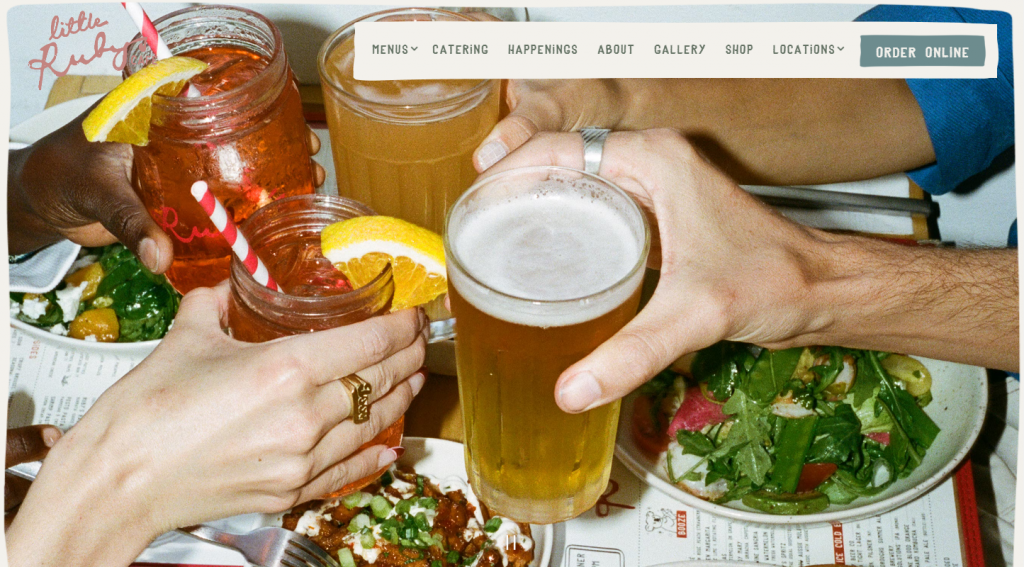 Little Ruby's Cafe's homepage